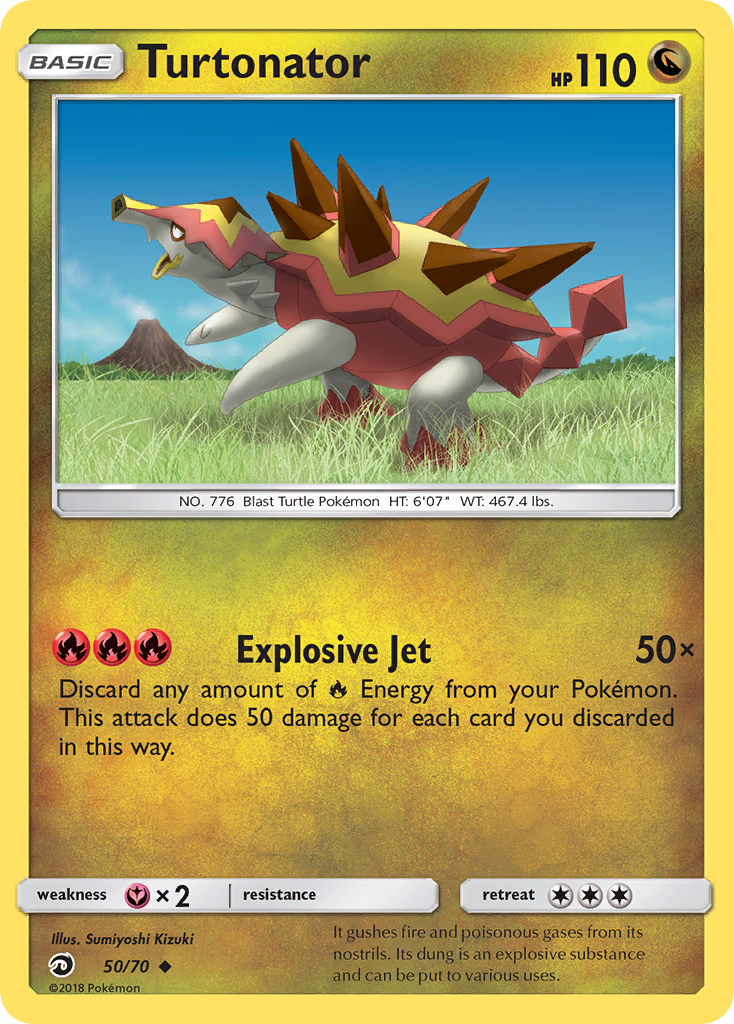 Turtonator — Dragon Majesty #050 / 70