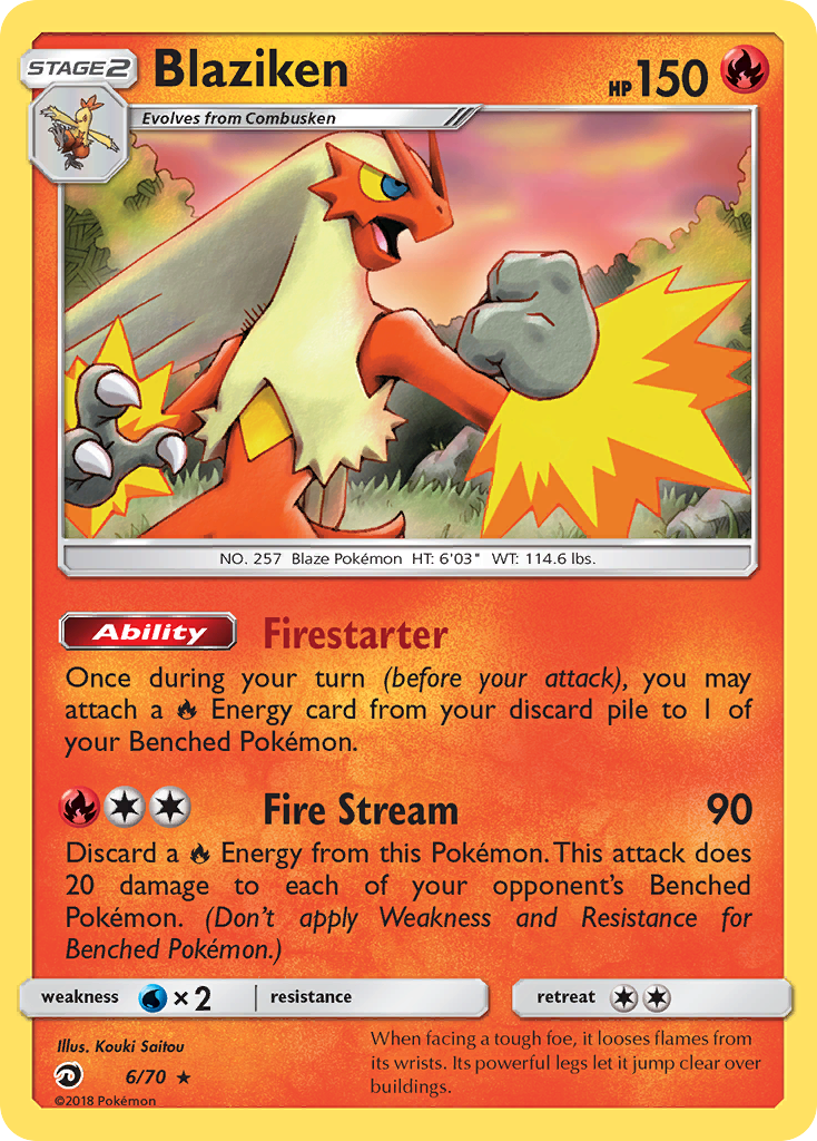 Blaziken — Dragon Majesty #006 / 70