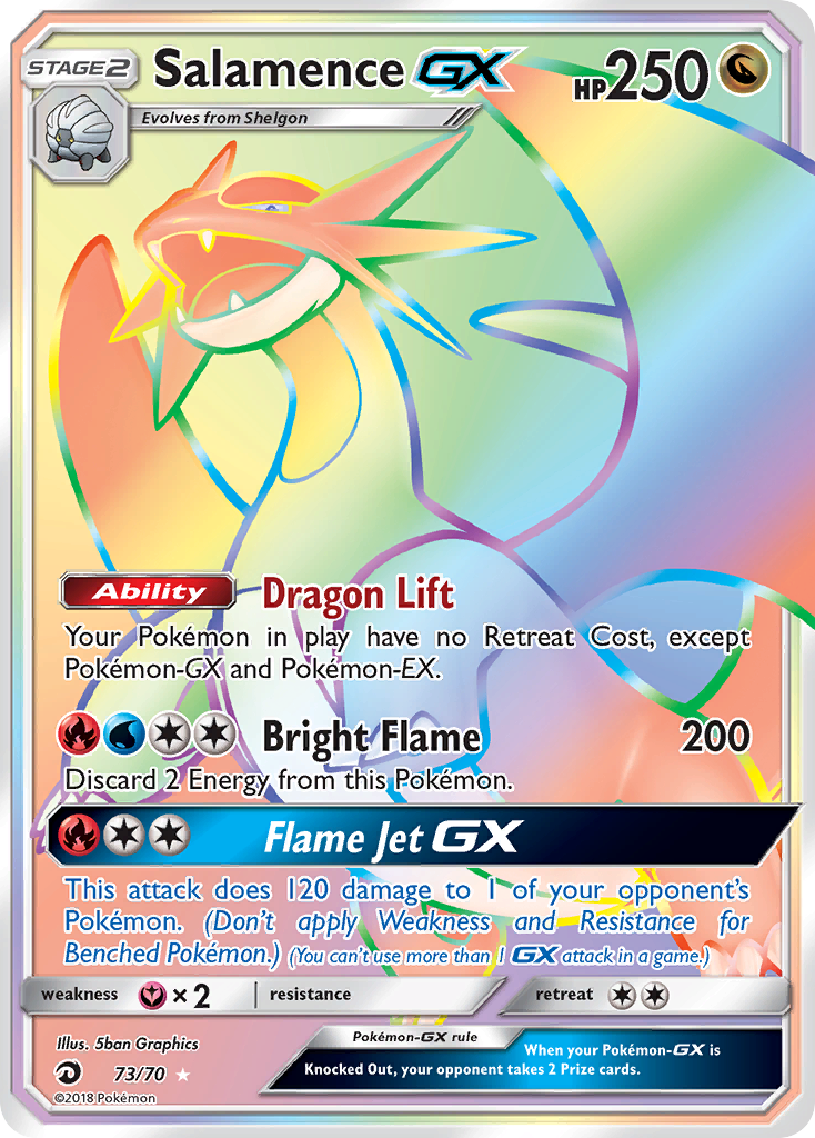 Salamence-GX — Dragon Majesty #073 / 70