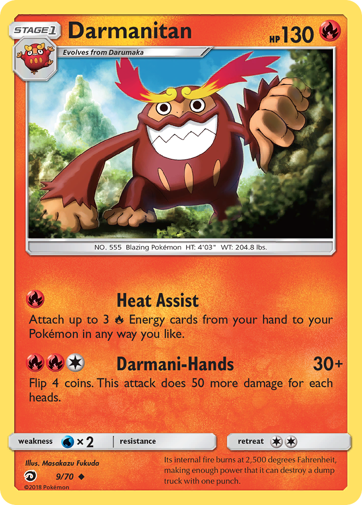 Darmanitan — Dragon Majesty #009 / 70