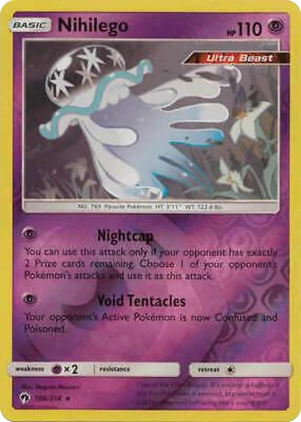 Nihilego — Lost Thunder #106 / 214