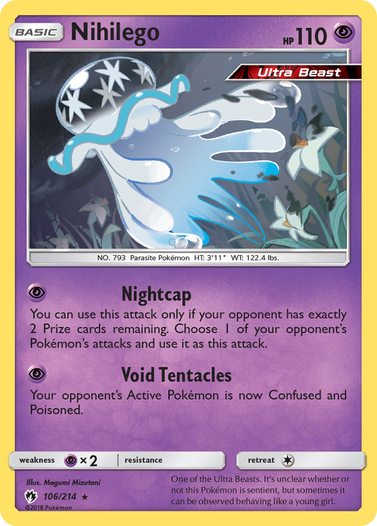 Nihilego — Lost Thunder #106 / 214