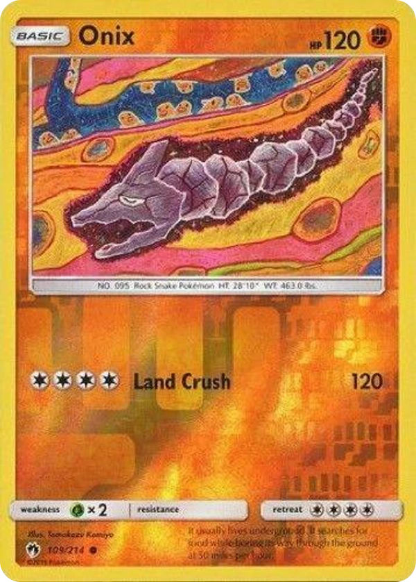 Onix — Lost Thunder #109 / 214