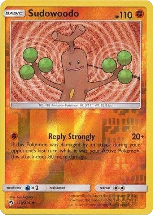 Sudowoodo — Lost Thunder #110 / 214