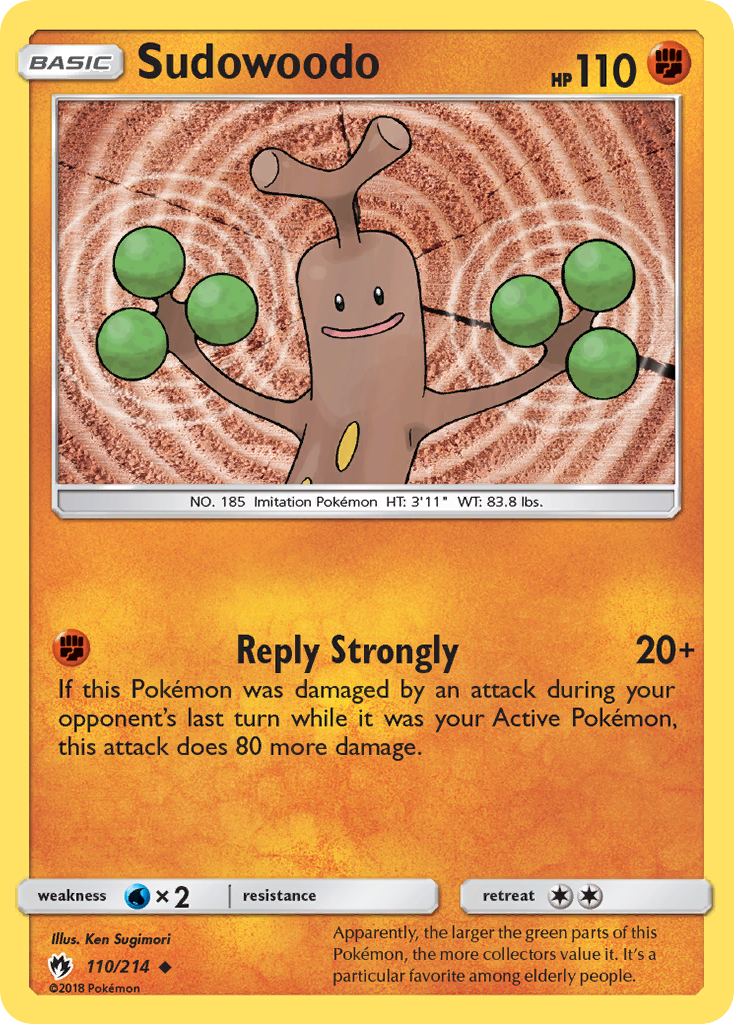Sudowoodo — Lost Thunder #110 / 214