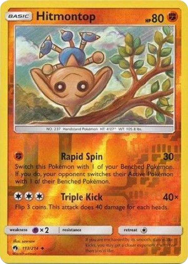 Hitmontop — Lost Thunder #113 / 214