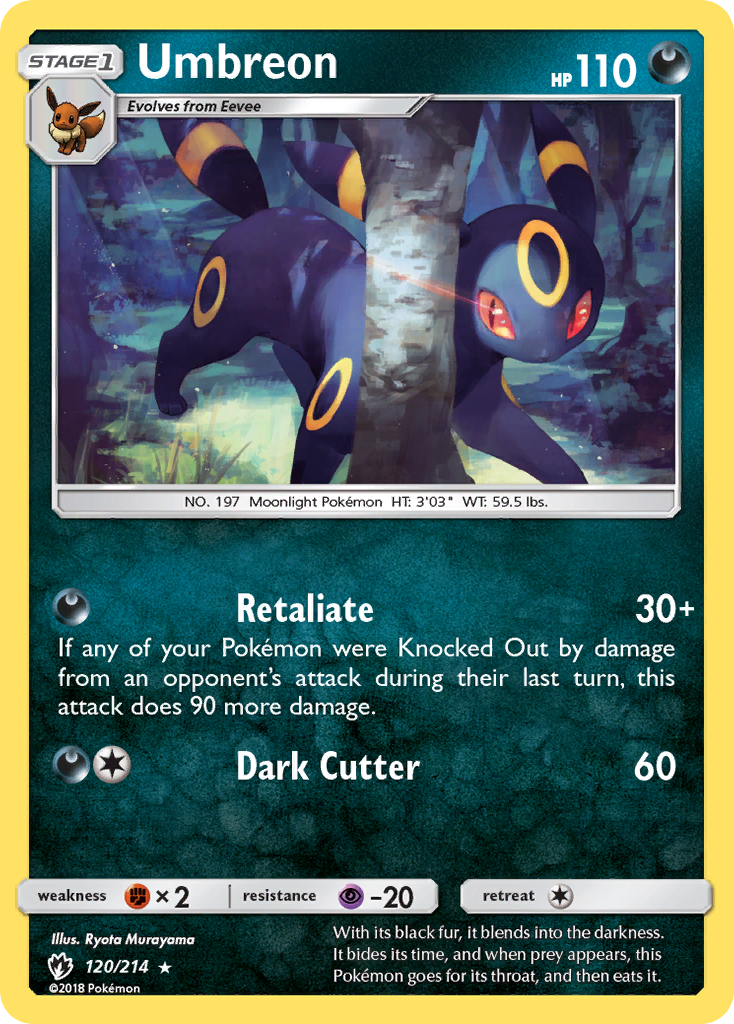 Umbreon — Lost Thunder #120 / 214