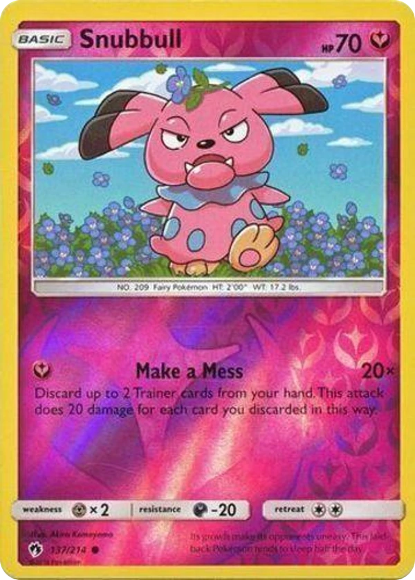 Snubbull — Lost Thunder #137 / 214