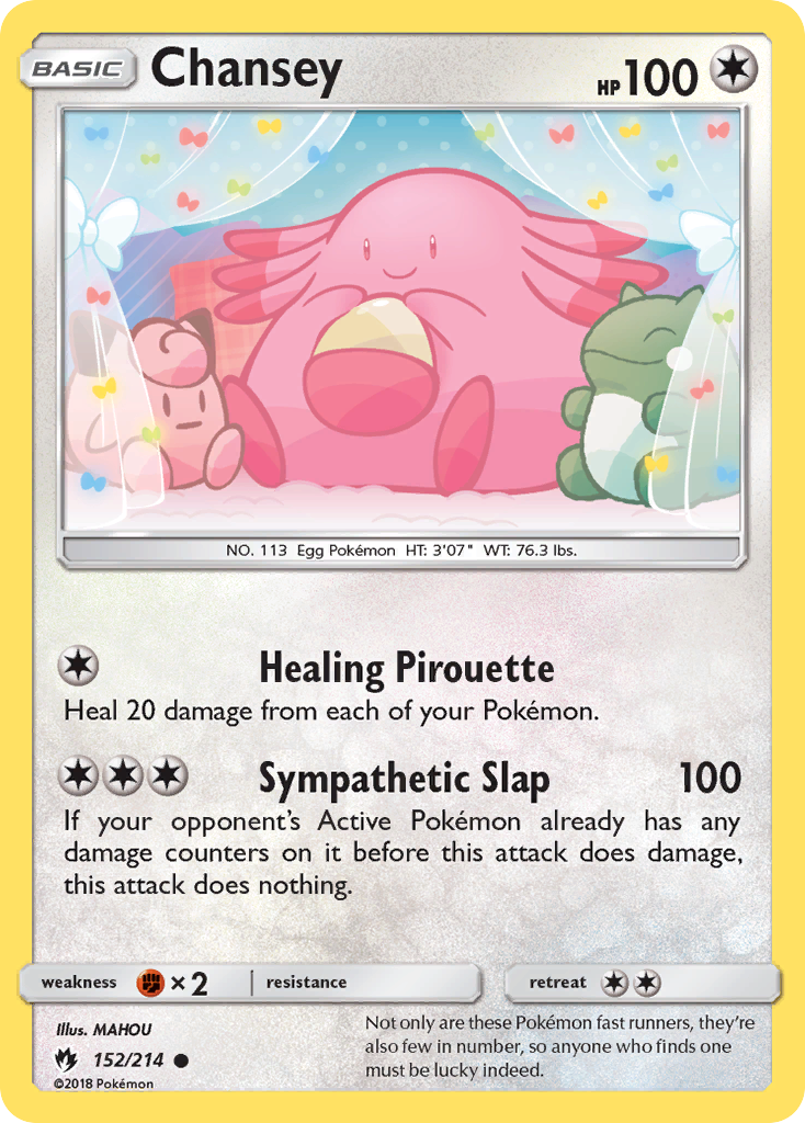 Chansey — Lost Thunder #152 / 214