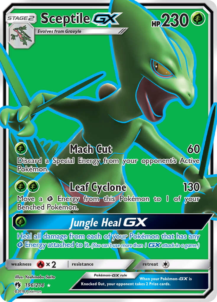 Sceptile-GX — Lost Thunder #196 / 214
