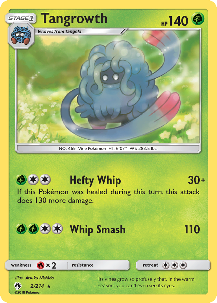 Tangrowth — Lost Thunder #002 / 214