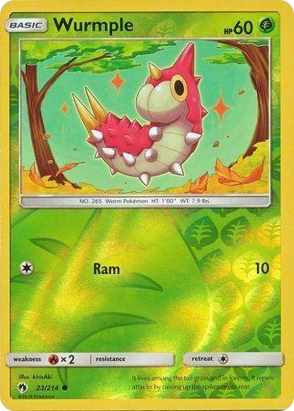 Wurmple — Lost Thunder #023 / 214