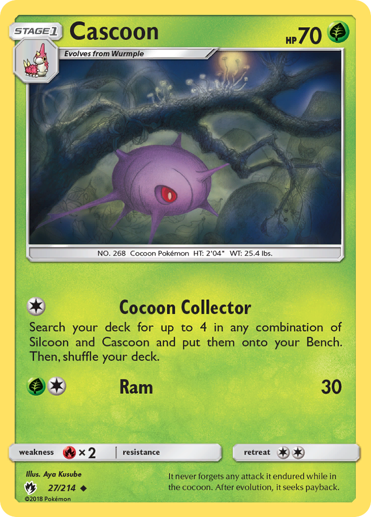Cascoon — Lost Thunder #027 / 214