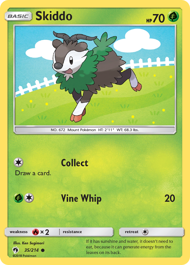 Skiddo — Lost Thunder #035 / 214