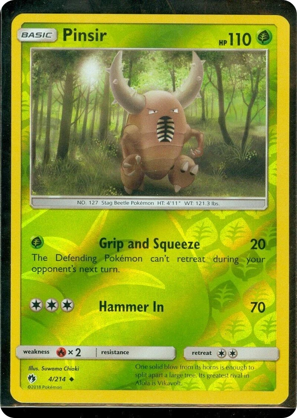 Pinsir — Lost Thunder #004 / 214