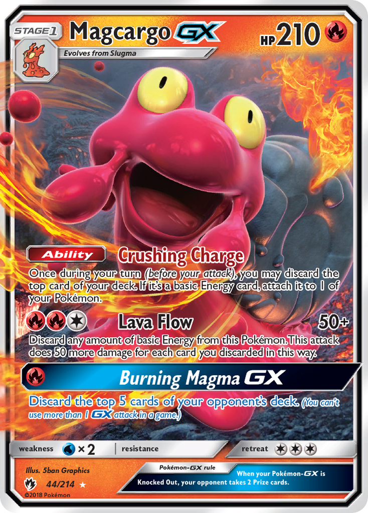 Magcargo-GX — Lost Thunder #044 / 214