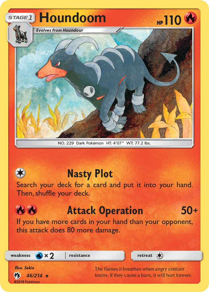 Houndoom — Lost Thunder #046 / 214