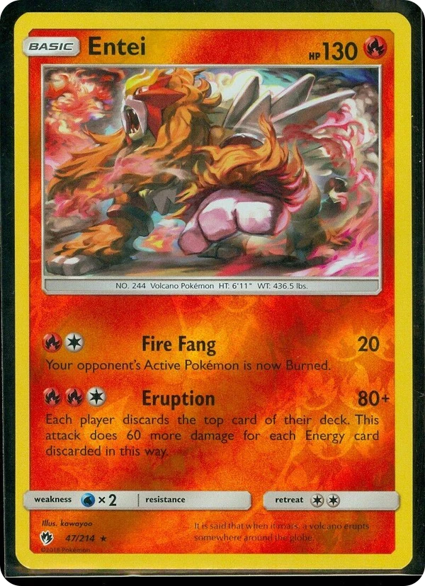 Entei — Lost Thunder #047 / 214