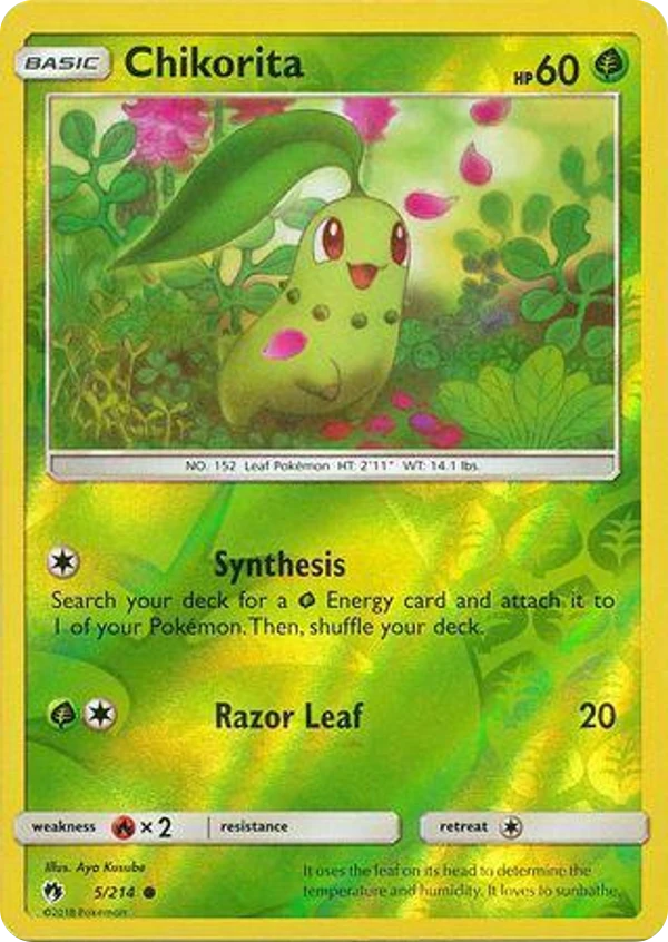 Chikorita — Lost Thunder #005 / 214