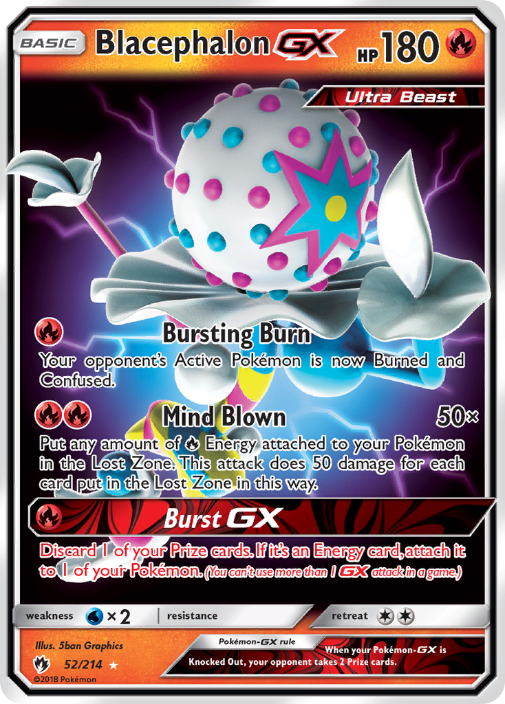 Blacephalon-GX — Lost Thunder #052 / 214