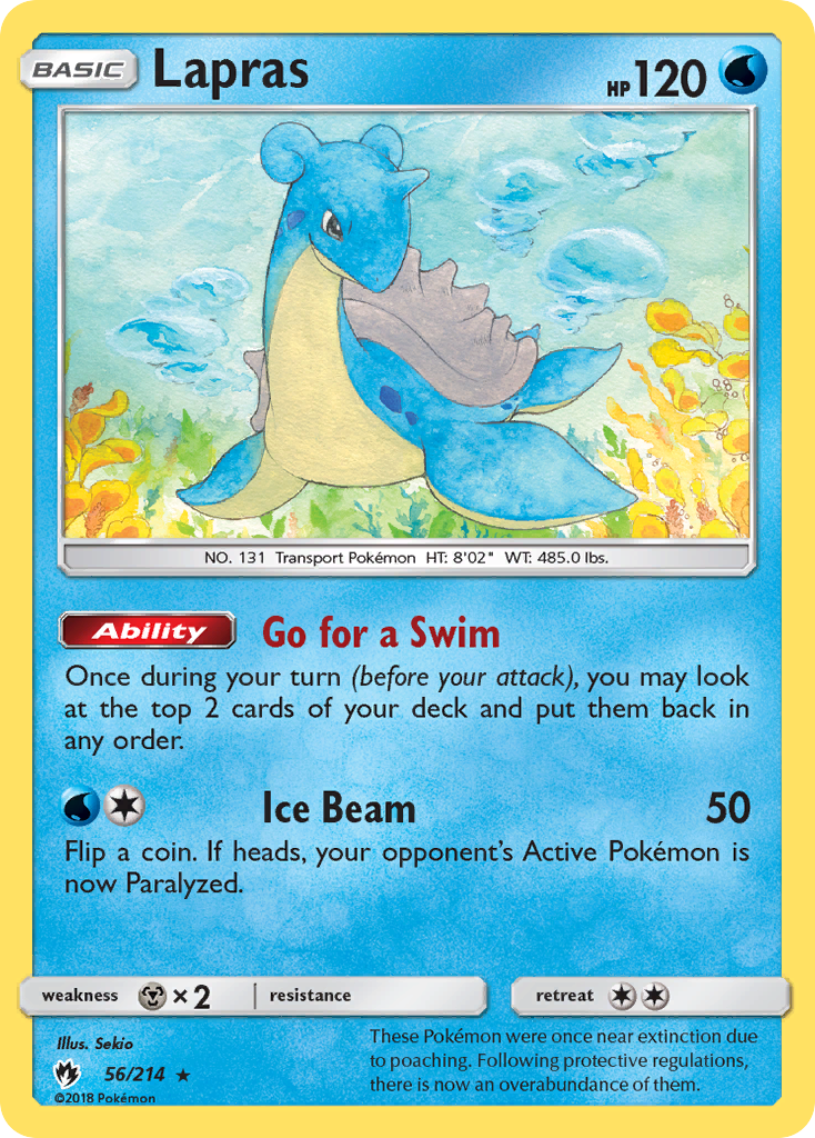 Lapras — Lost Thunder #056 / 214