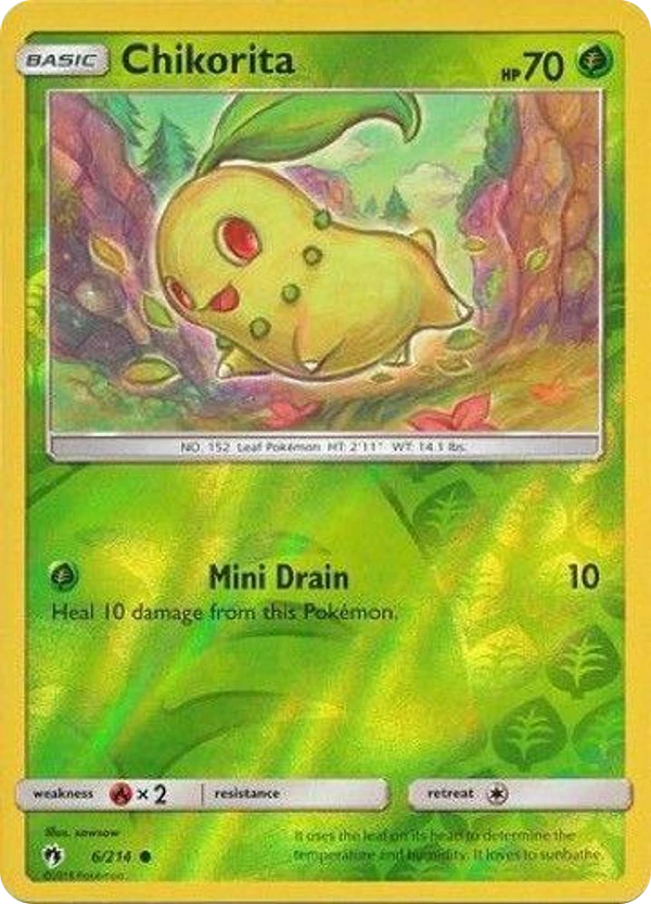 Chikorita — Lost Thunder #006 / 214