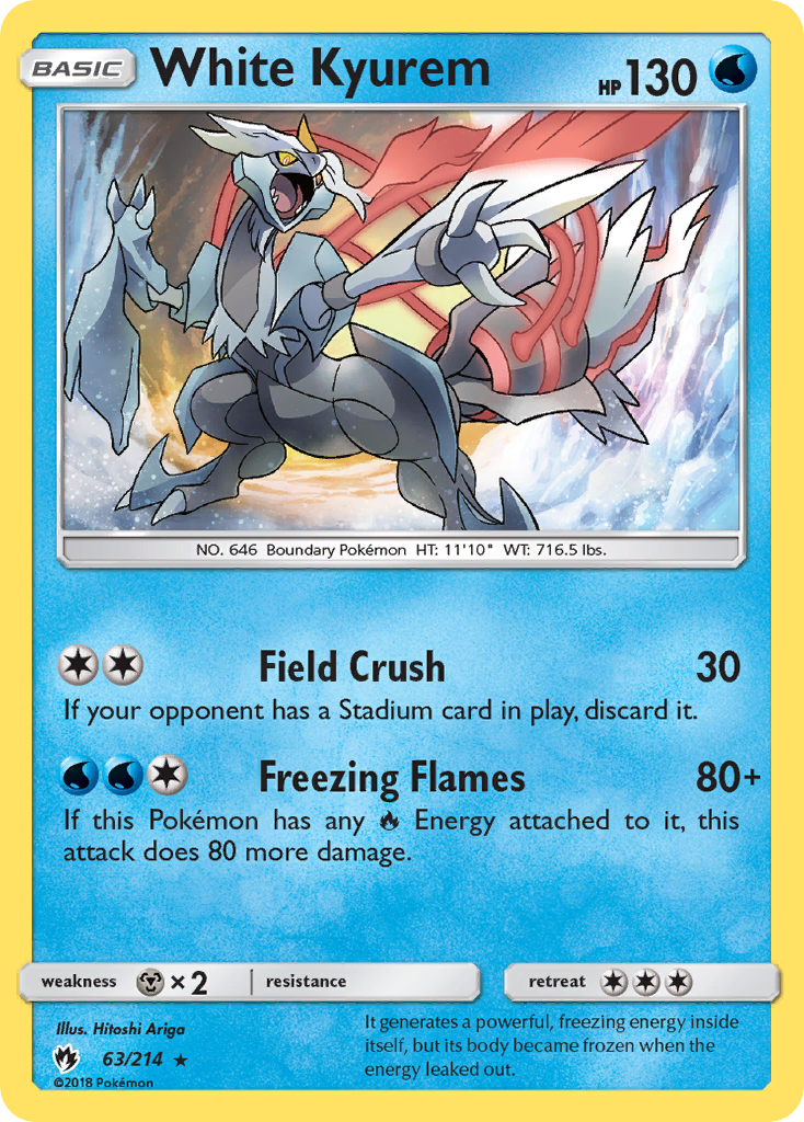 White Kyurem — Lost Thunder #063 / 214