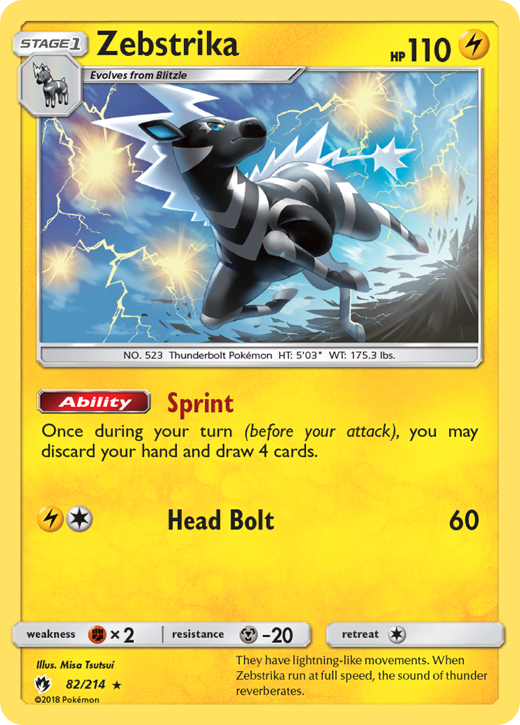 Zebstrika — Lost Thunder #082 / 214