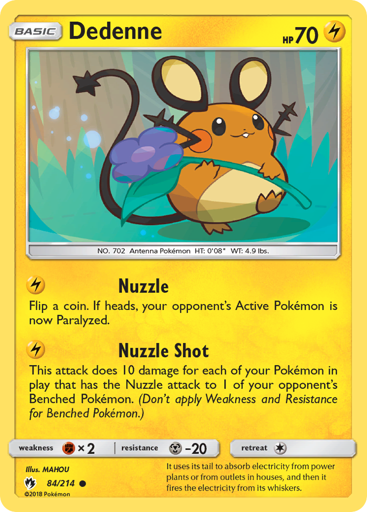 Dedenne — Lost Thunder #084 / 214