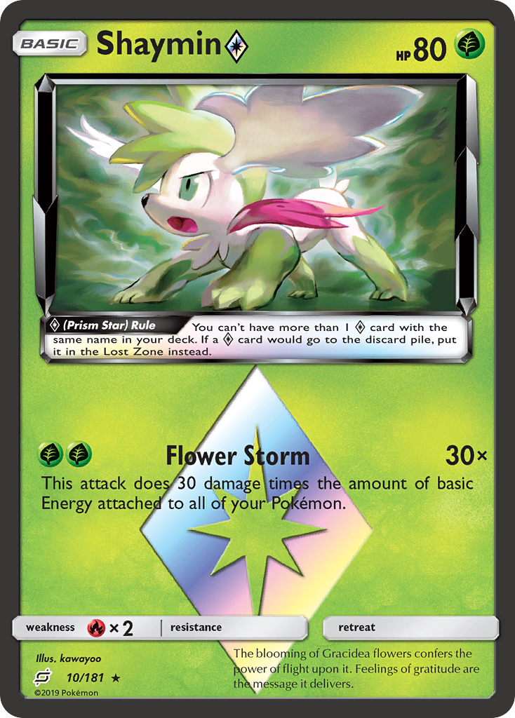 Shaymin ◇ — Team Up #010 / 181