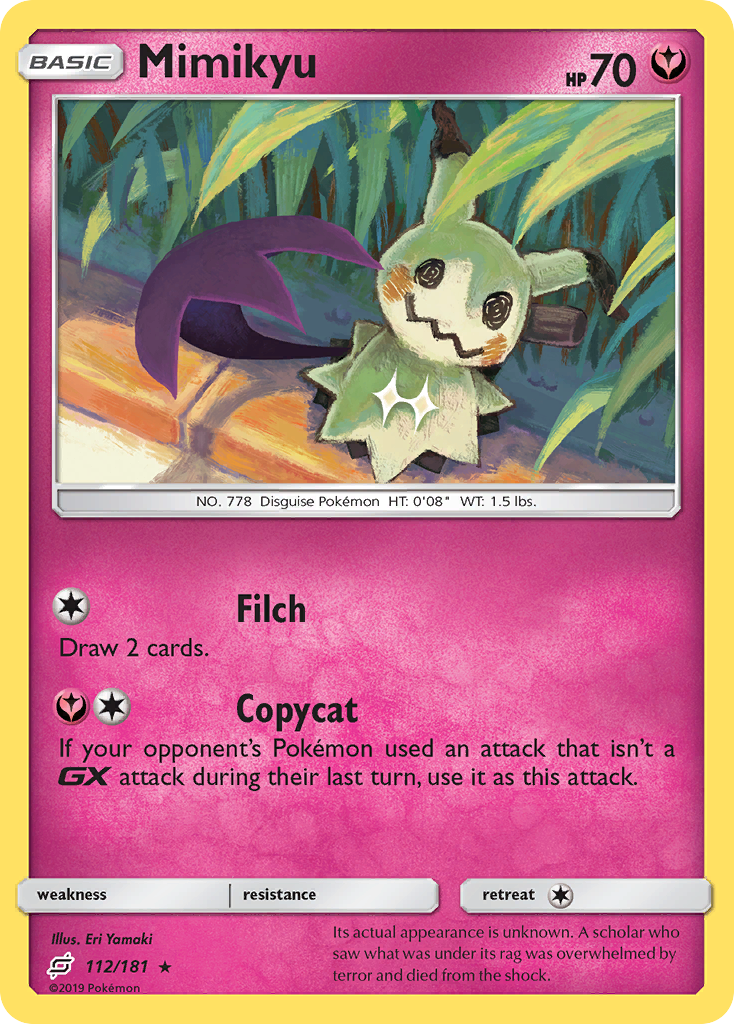 Mimikyu — Team Up #112 / 181