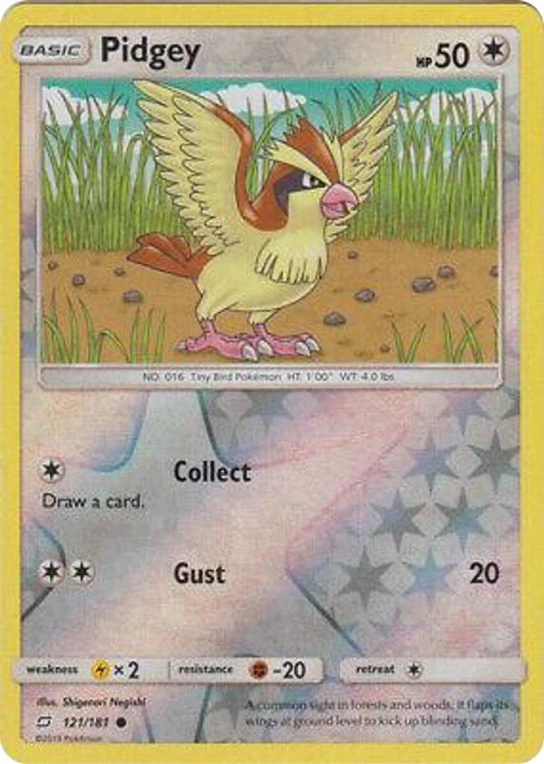 Pidgey — Team Up #121 / 181