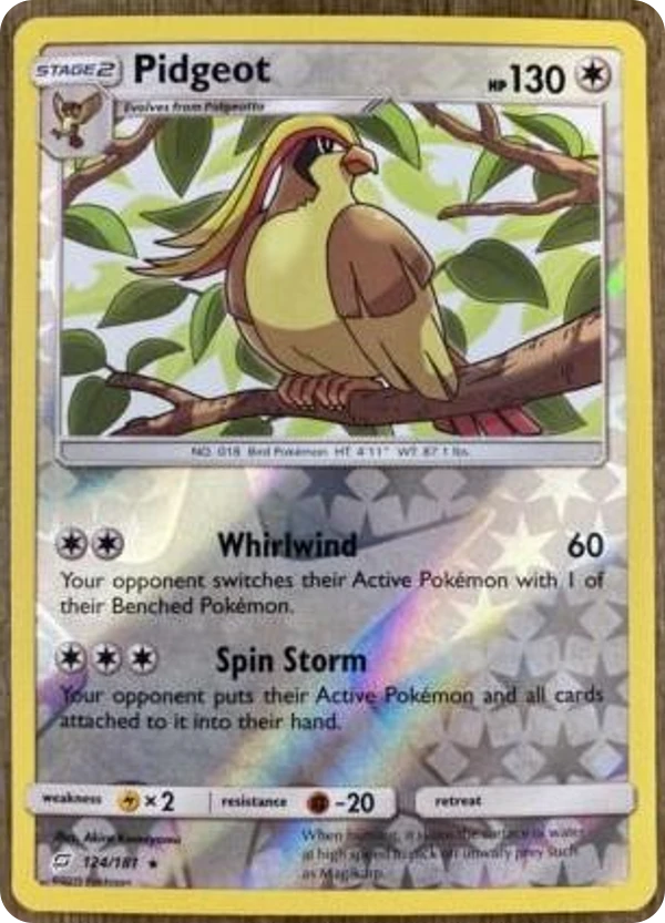 Pidgeot — Team Up #124 / 181