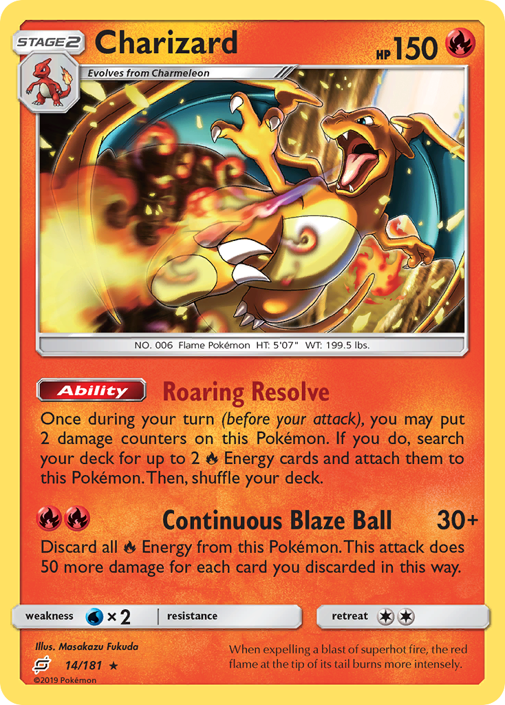 Charizard — Team Up #014 / 181