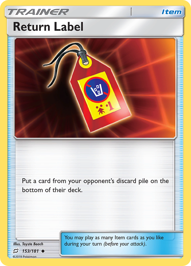 Return Label — Team Up #153 / 181