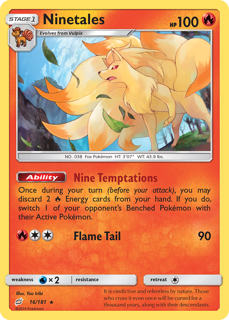 Ninetales — Team Up #016 / 181