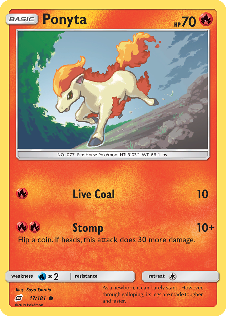 Ponyta — Team Up #017 / 181
