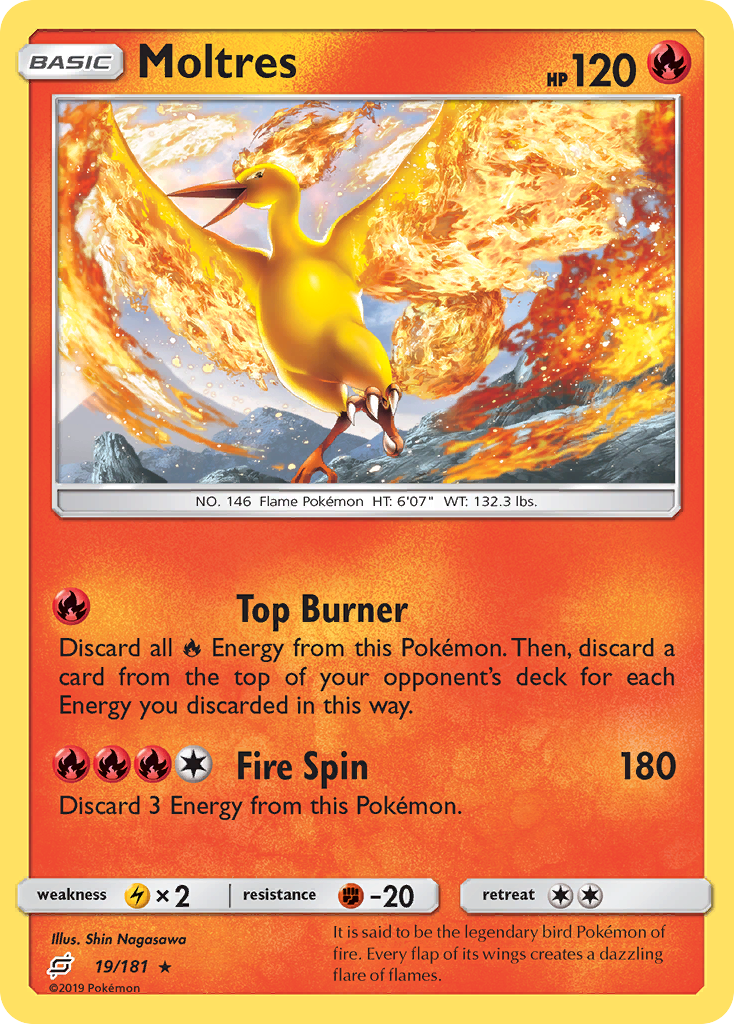 Moltres — Team Up #019 / 181
