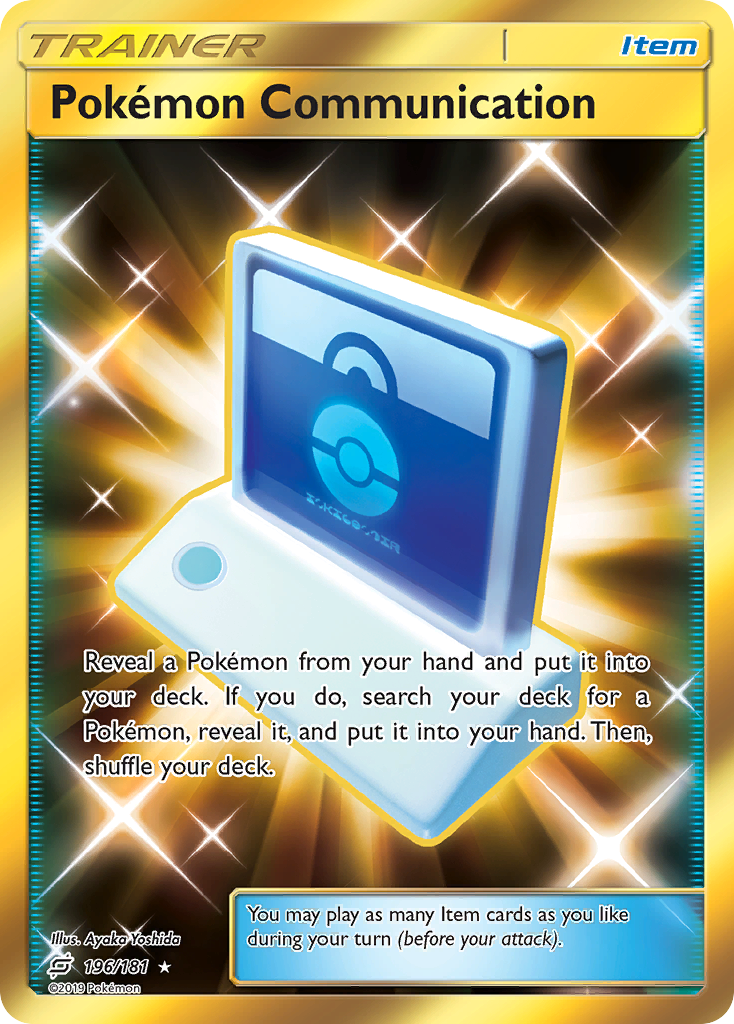 Pokémon Communication — Team Up #196 / 181