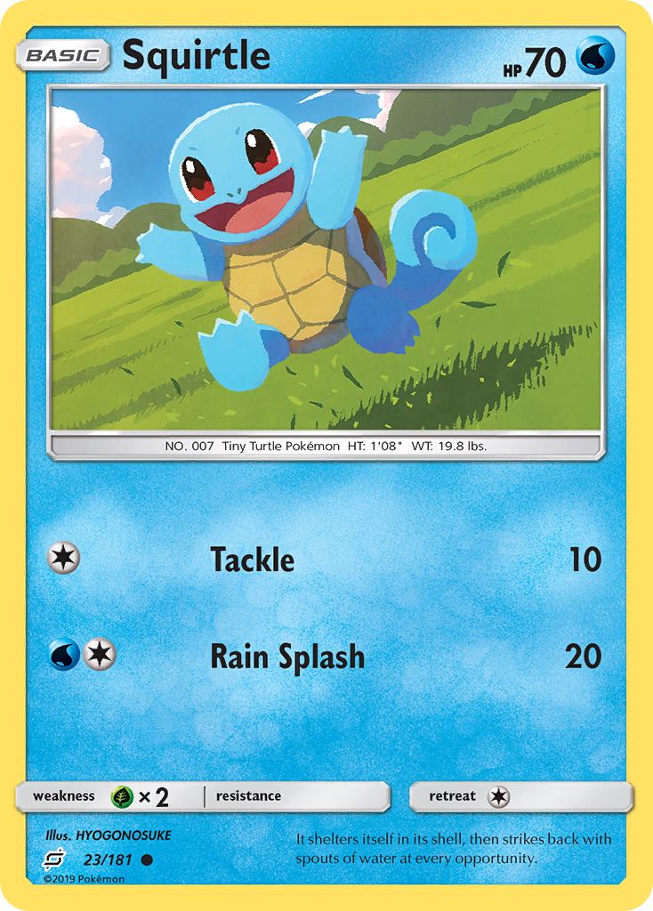 Squirtle — Team Up #023 / 181