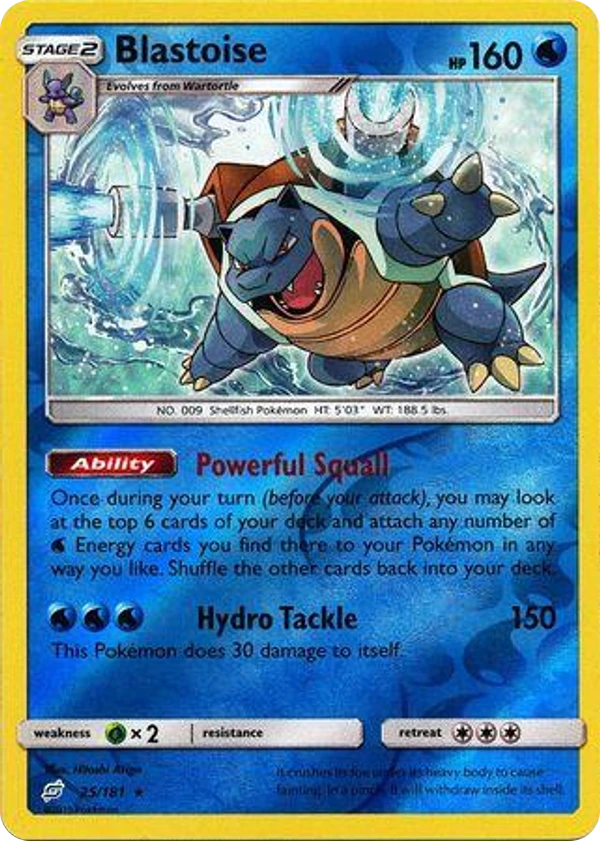 Blastoise — Team Up #025 / 181