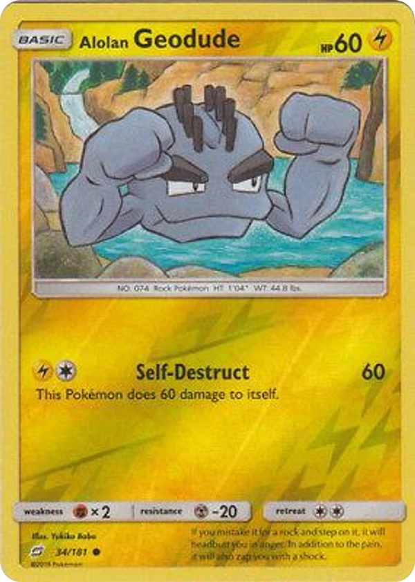 Alolan Geodude — Team Up #034 / 181