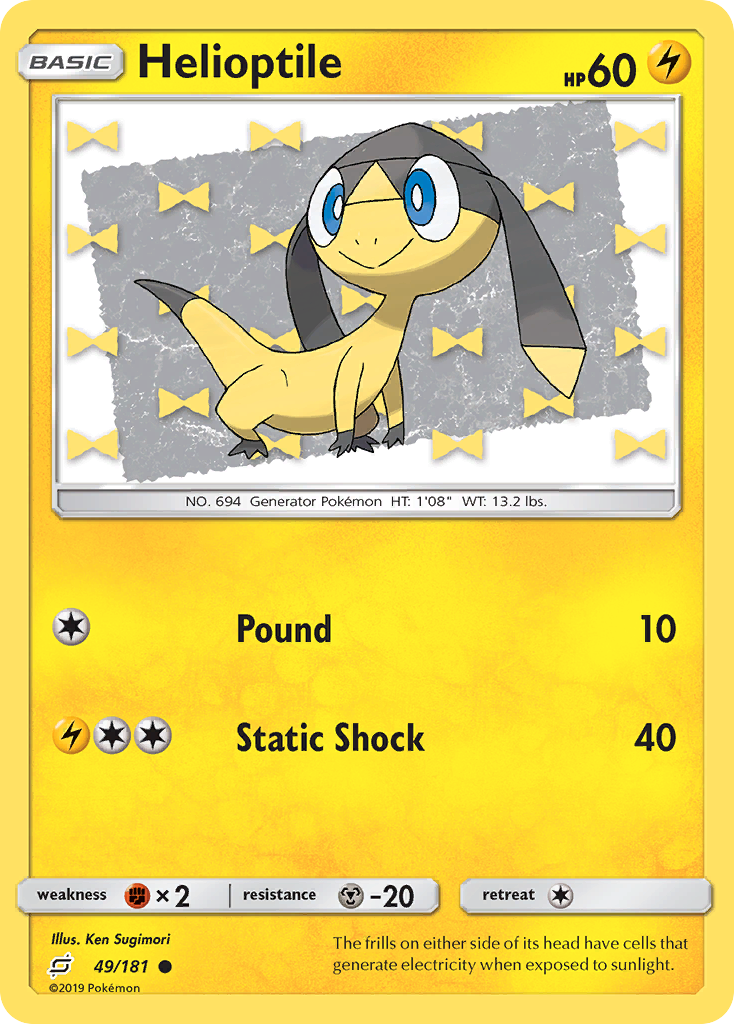 Helioptile — Team Up #049 / 181