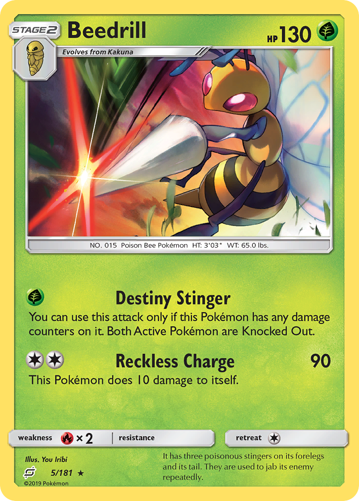 Beedrill — Team Up #005 / 181