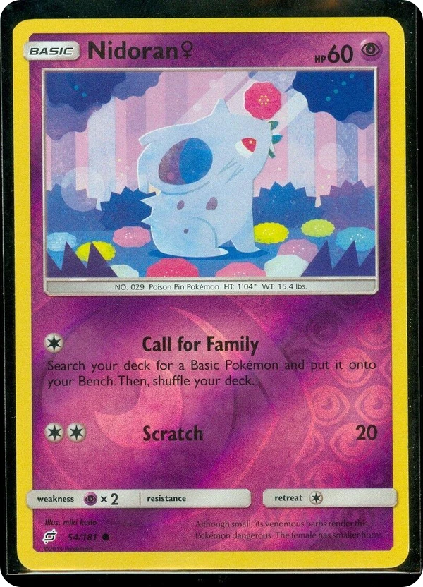 Nidoran ♀ — Team Up #054 / 181