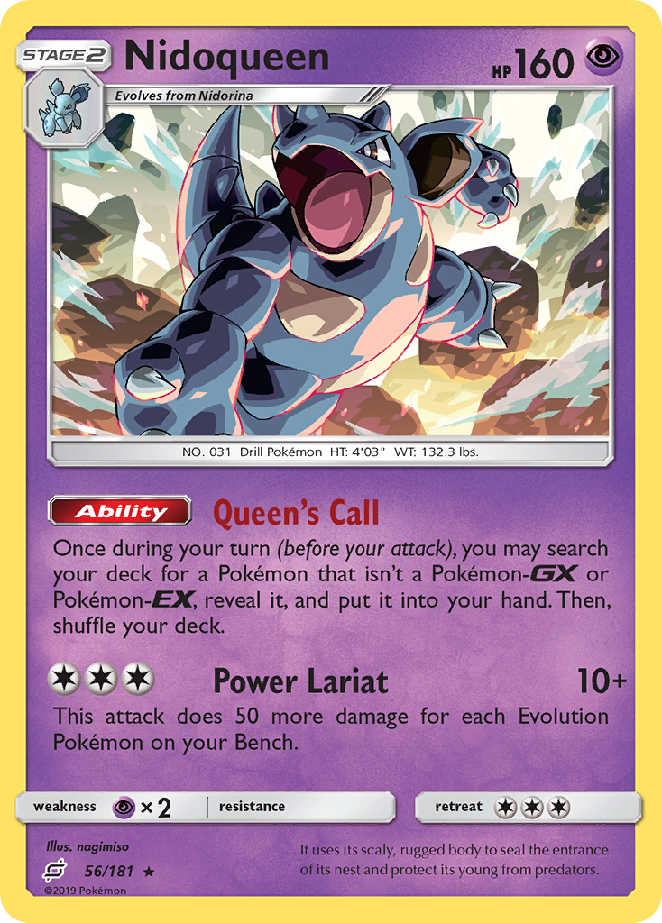 Nidoqueen — Team Up #056 / 181