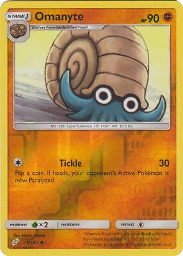 Omanyte — Team Up #075 / 181