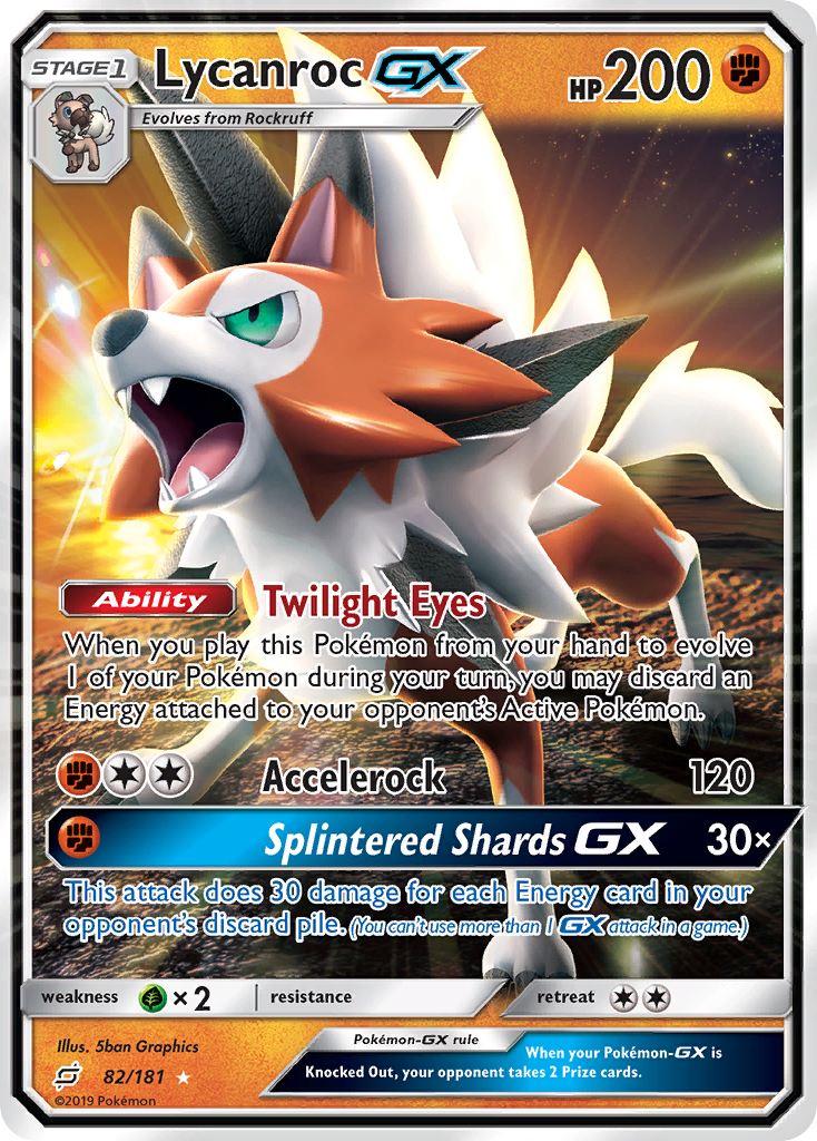 Lycanroc-GX — Team Up #082 / 181