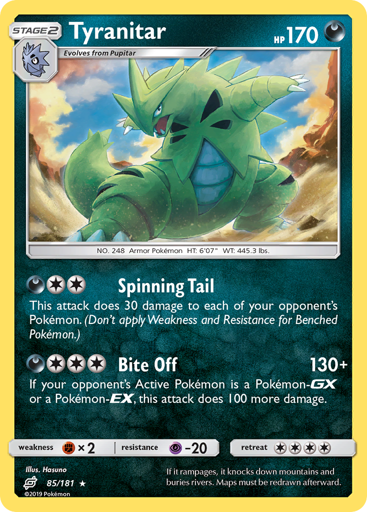 Tyranitar — Team Up #085 / 181