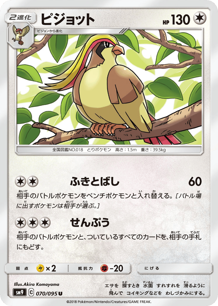 Pidgeot — Tag Bolt #070 / 95
